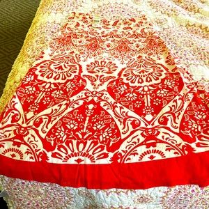 Lovely Talbots vibrant a-line skirt.